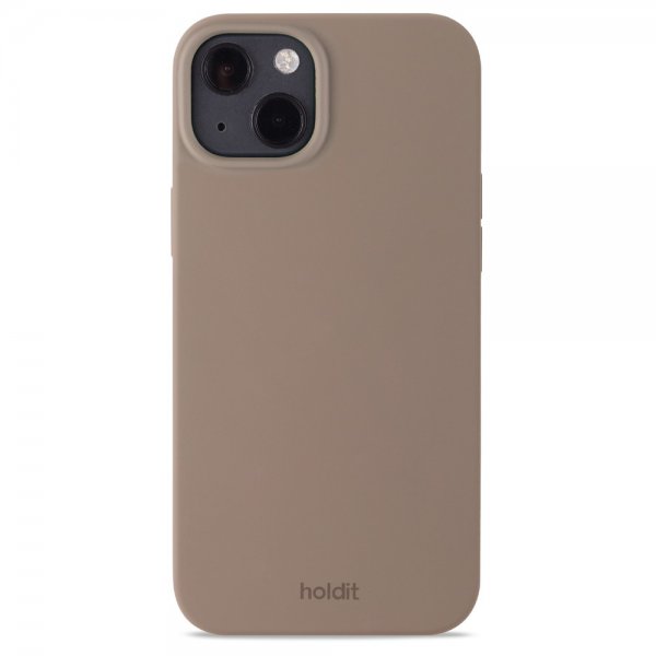 holdit iPhone 13 Deksel Silikon Mocha Brown