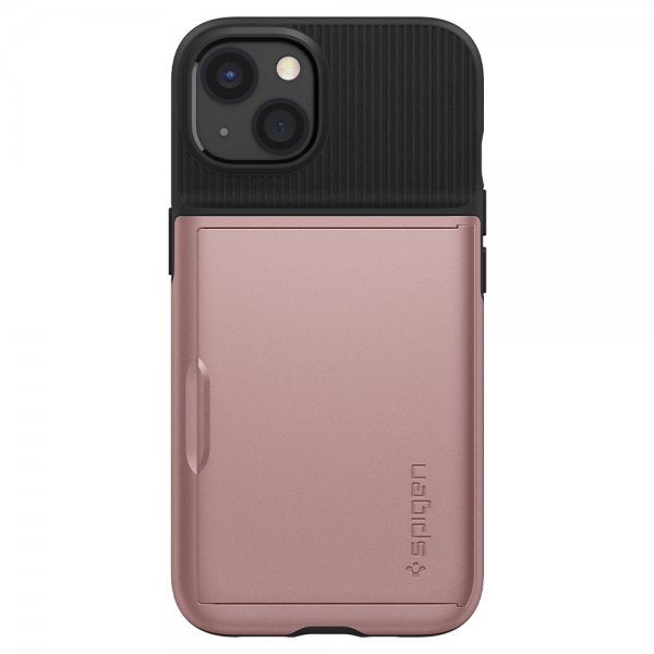 Spigen iPhone 13 Deksel Slim Armor CS Rosegull