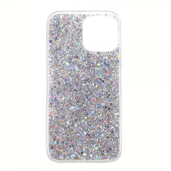 Nordic Covers iPhone 13 Deksel Sparkle Series Stardust Silver