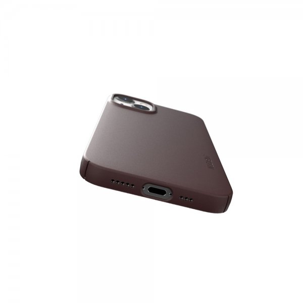 Nudient iPhone 13 Deksel Thin Case V3 MagSafe Sangria Red