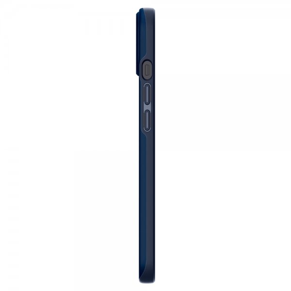Spigen iPhone 13 Deksel Thin Fit Navy Blue