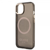 Guess iPhone 13 Deksel Translucent MagSafe Svart
