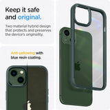 Spigen iPhone 13 Deksel Ultra Hybrid Midnight Green