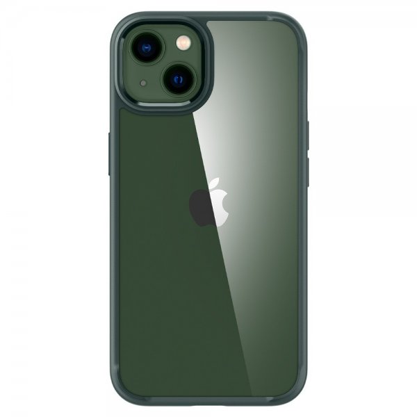 Spigen iPhone 13 Deksel Ultra Hybrid Midnight Green