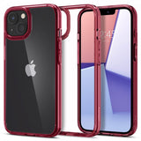 Spigen iPhone 13 Deksel Ultra Hybrid Red Crystal