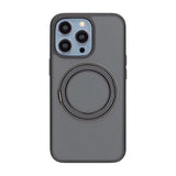 iPhone 13 Pro Max/iPhone 12 Pro Max Deksel Roterbart Stativ Svart