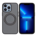 iPhone 13 Pro Max/iPhone 12 Pro Max Deksel Roterbart Stativ Svart