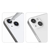 iPhone 13/13 Mini kameralinsebeskyttelse med ramme - Silver