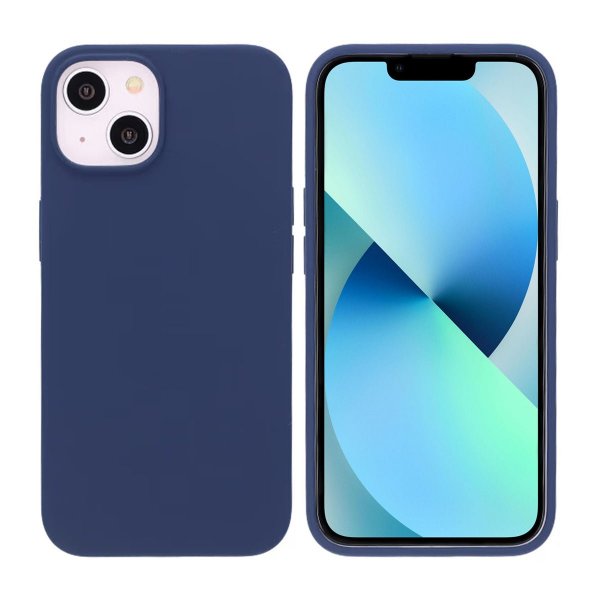 Rvelon iPhone 13/iPhone 14 Deksel Silikon Blå