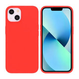Rvelon iPhone 13/iPhone 14 Deksel Silikon Rød