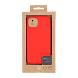Rvelon iPhone 13/iPhone 14 Deksel Silikon Rød