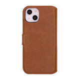 Rvelon iPhone 13/iPhone 14 Etui Detachable Wallet Case Brun