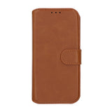 Rvelon iPhone 13/iPhone 14 Etui Detachable Wallet Case Brun