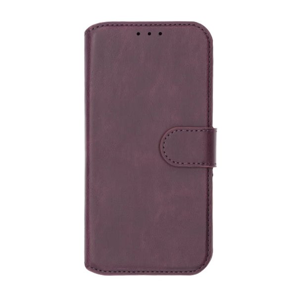Rvelon iPhone 13/iPhone 14 Etui Detachable Wallet Case Lilla