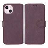 Rvelon iPhone 13/iPhone 14 Etui Detachable Wallet Case Lilla