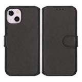 Rvelon iPhone 13/iPhone 14 Etui Detachable Wallet Case Svart
