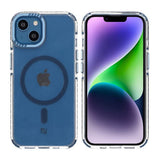 Rvelon iPhone 13/iPhone 14 Deksel TPU MagSafe Blå