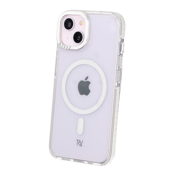 Rvelon iPhone 13/iPhone 14 Deksel TPU MagSafe Hvit