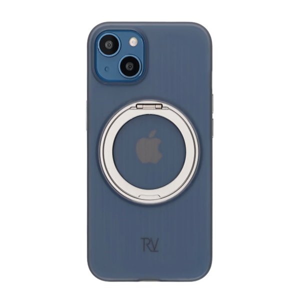 Rvelon iPhone 13/iPhone 14 Deksel Roterbart Stativ Grå