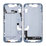 iPhone 14 bakside med komplett ramme OEM - blå
