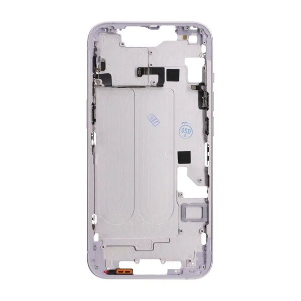 iPhone 14 Bakside med Komplett Ramme OEM - Lilla