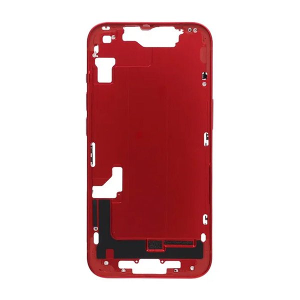 iPhone 14 bakside med komplett ramme OEM - rød