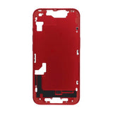 iPhone 14 bakside med komplett ramme OEM - rød