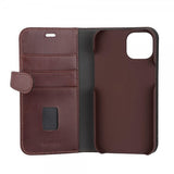 Buffalo iPhone 13/14/15 Etui 2-in-1 Detachable Wallet Brun