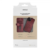 Buffalo iPhone 13/14/15 Etui 2-in-1 Detachable Wallet Brun