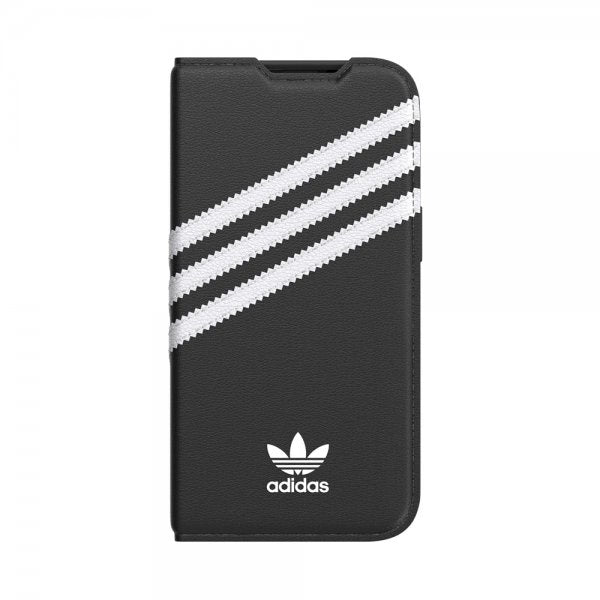 Adidas iPhone 14 Etui 3 Stripes Booklet Case Svart Hvit
