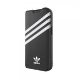 Adidas iPhone 14 Etui 3 Stripes Booklet Case Svart Hvit