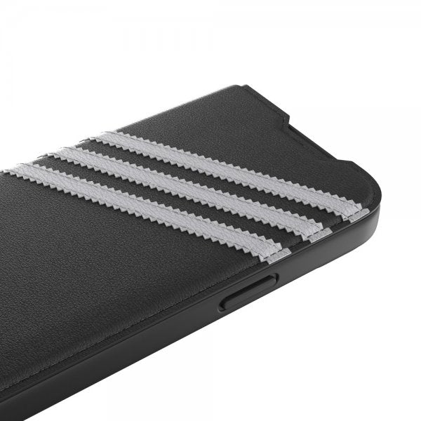 Adidas iPhone 14 Etui 3 Stripes Booklet Case Svart Hvit