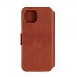 Krusell iPhone 14 Etui Leather PhoneWallet Cognac