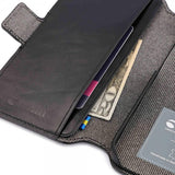 Krusell iPhone 14 Etui Leather PhoneWallet Svart