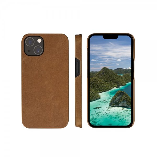 dbramante1928 iPhone 13/iPhone 14 Etui Lynge Tan
