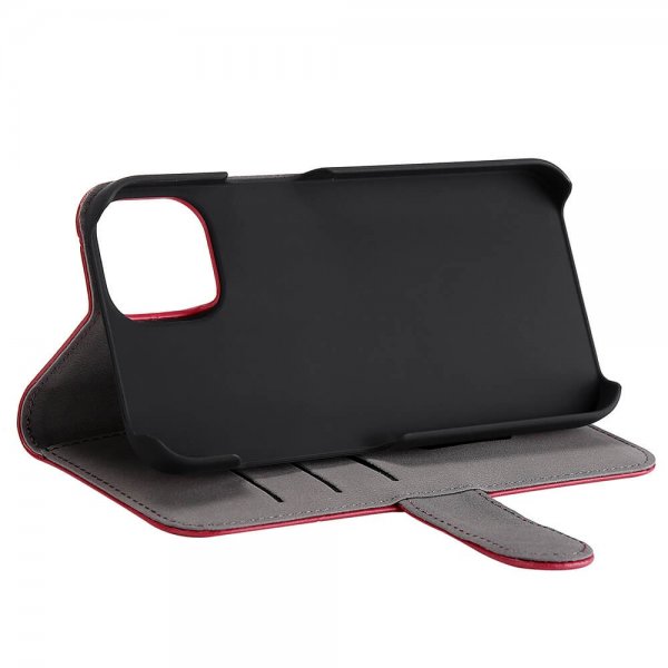 Gear iPhone 13/iPhone 14 Etui med Kortlomme Rød