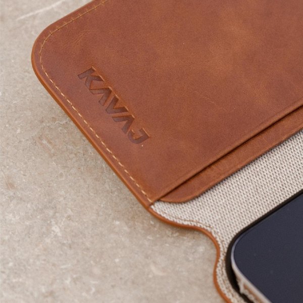 Kavaj iPhone 14 Etui Phoenix Brun