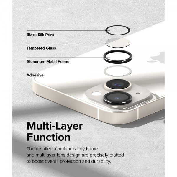 Ringke iPhone 14/iPhone 14 Plus Kamerabeskytter Camera Lens Frame Svart