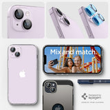 Spigen iPhone 14/iPhone 14 Plus Kamerabeskytter GLAS.tR EZ Fit Optik Pro Lilla 2-pakning