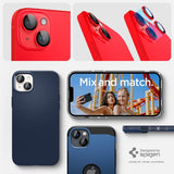 Spigen iPhone 14/iPhone 14 Plus Kamerabeskytter GLAS.tR EZ Fit Optik Pro Röd 2-pakning