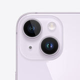 iPhone 14 kameralinse med ramme - lilla