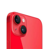 iPhone 14 kameralinse med ramme - rød