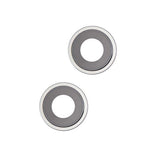 iPhone 14 kameralinse med ramme - Silver