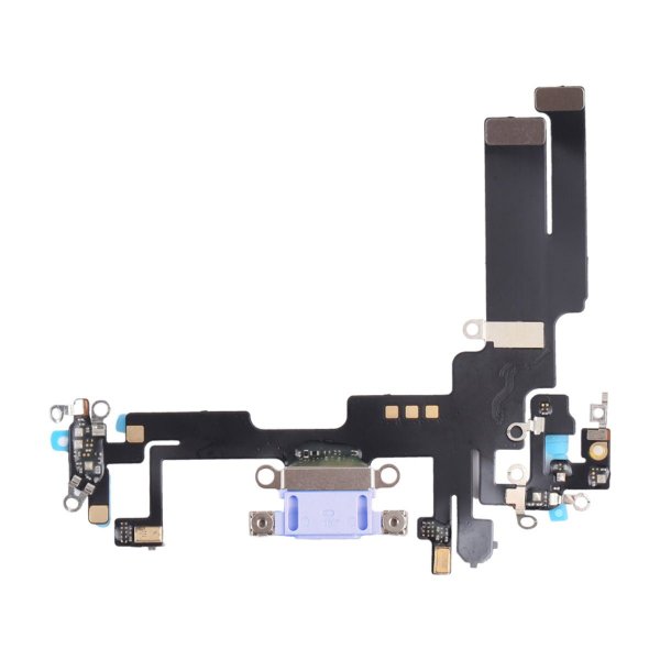 iPhone 14 Ladekontakt med Flexkabel Original - Blå