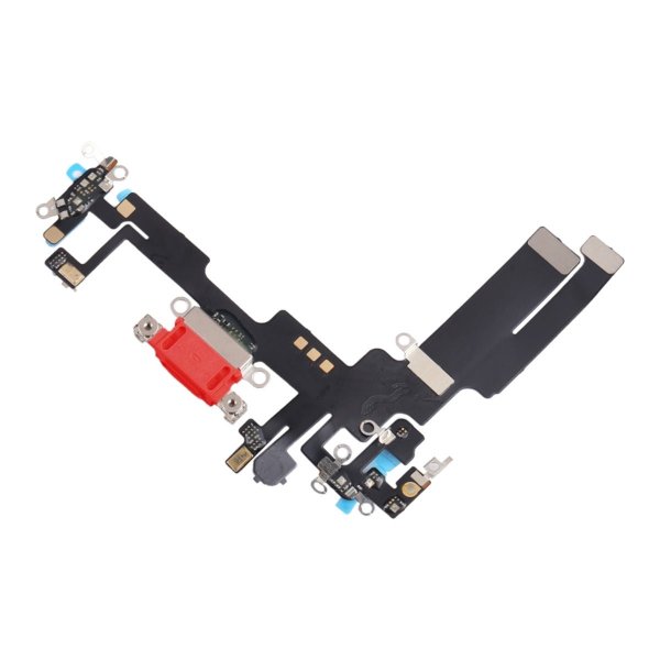 iPhone 14 Ladekontakt med flexkabel Original - Rød