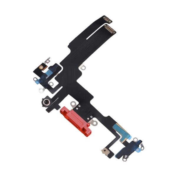 iPhone 14 Ladekontakt med flexkabel Original - Rød