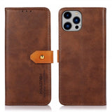 iPhone 14 Plus Etui med Flipp Brun