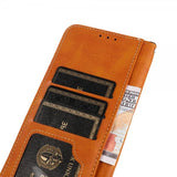 iPhone 14 Plus Etui med Flipp Brun