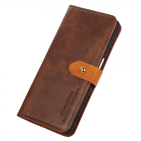 iPhone 14 Plus Etui med Flipp Brun