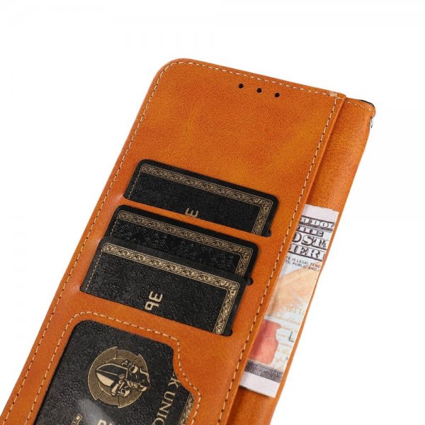 iPhone 14 Plus Etui med Flipp Rosegull